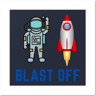 Blast Off Posters and Art